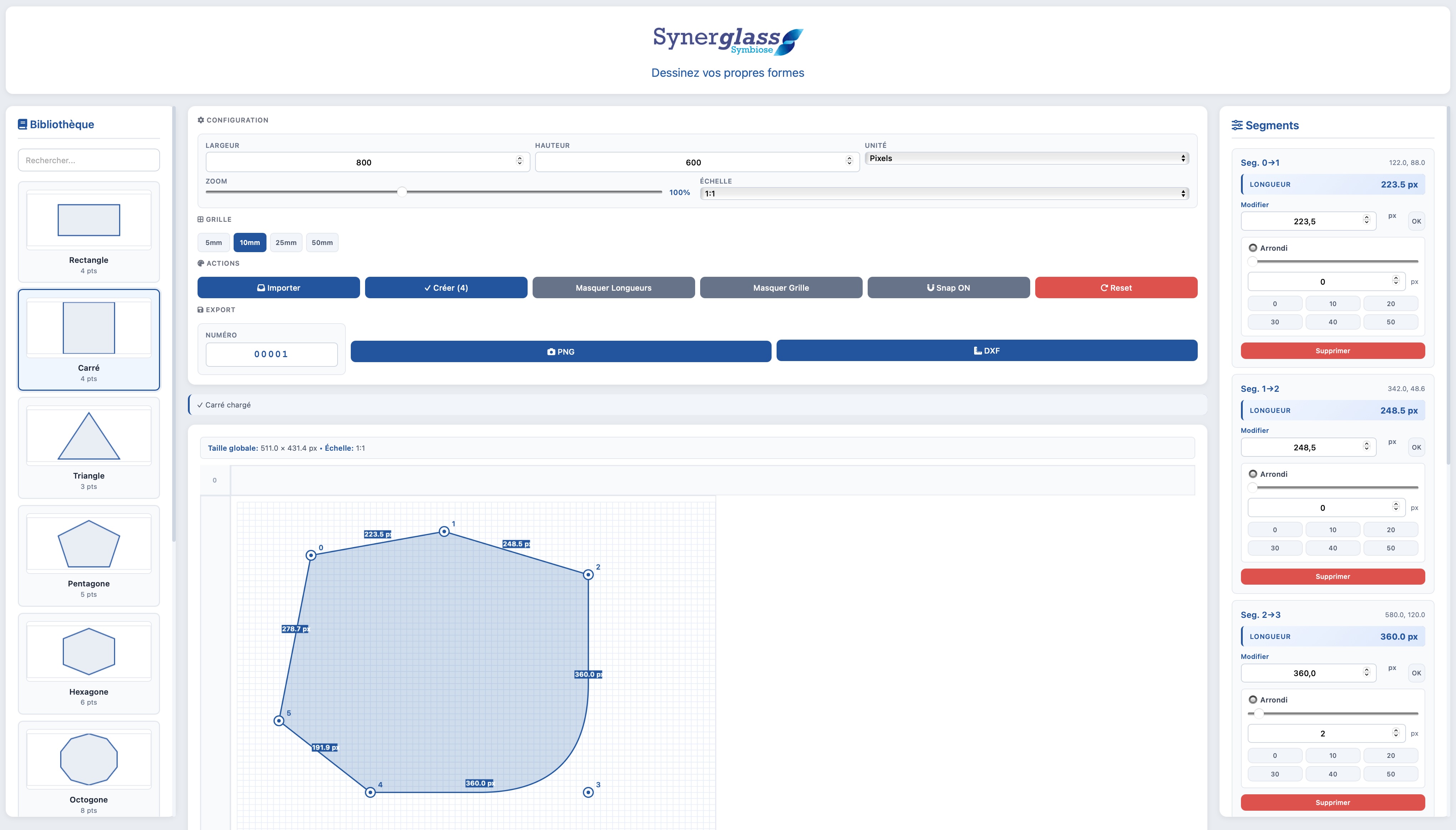 SynerShape Designer Interface
